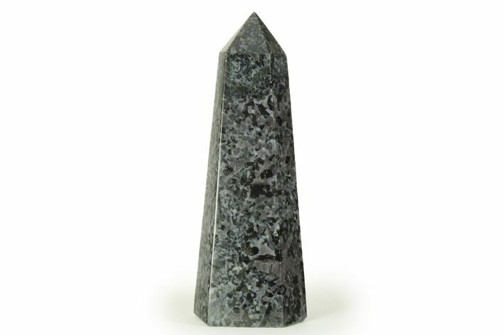 Polished, Indigo Gabbro Tower - Madagascar #219694